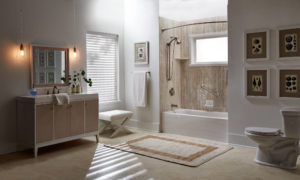 An elegant new bathroom